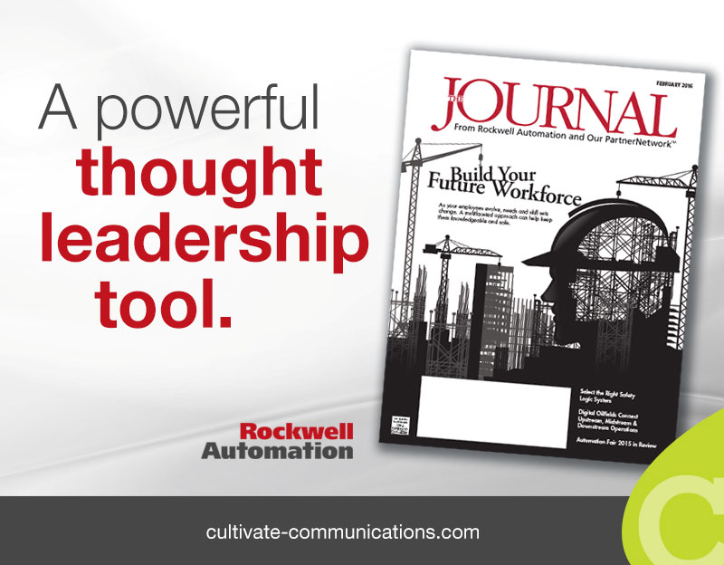Rockwell Automation Magazine Thought Leadership Content Marketing