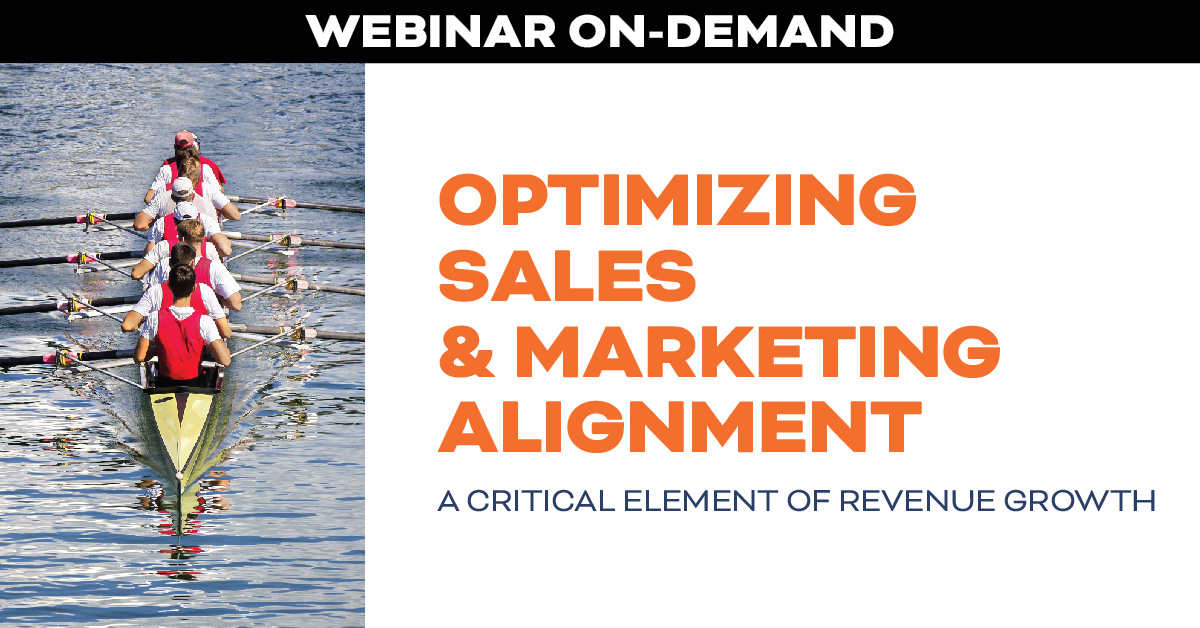 Optimizing sales and marketing alignment Optimizing sales and marketing alignment