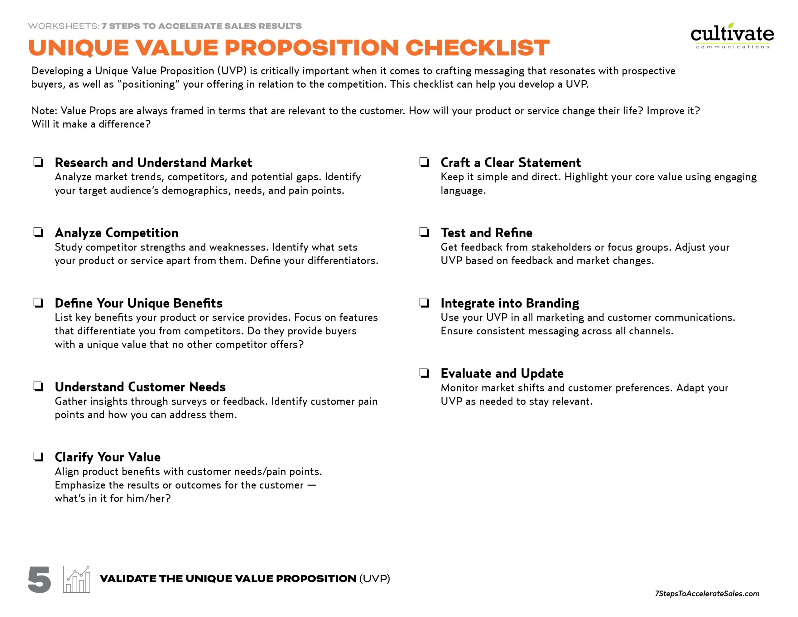 Worksheet-5-UniqueValueProp-Checklist